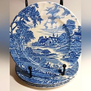 Genuine Hand Engraving Ridgway Ironstone Staffordshire England "Meadowsweet"
